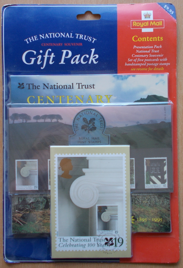 (image for) 1995 National Trust Royal Mail Gift Pack - Click Image to Close